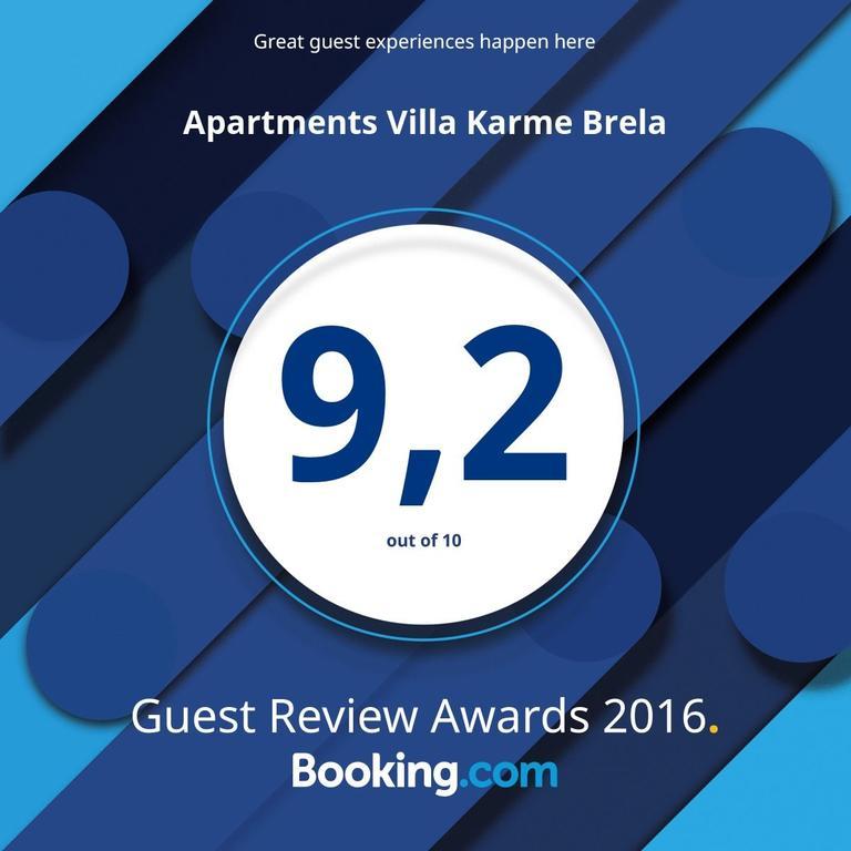 Apartments Villa Karme Brela Esterno foto
